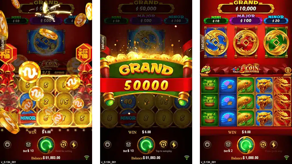 3 Coins 9Winzlogin Bonus
